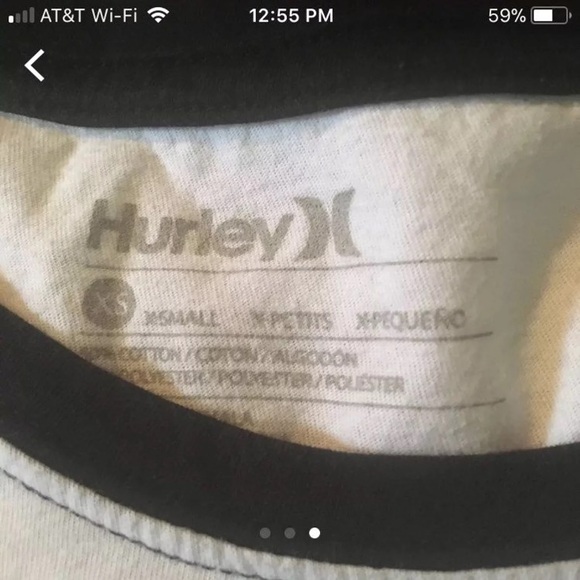 Hurley baseball tee - Picture 3 of 3